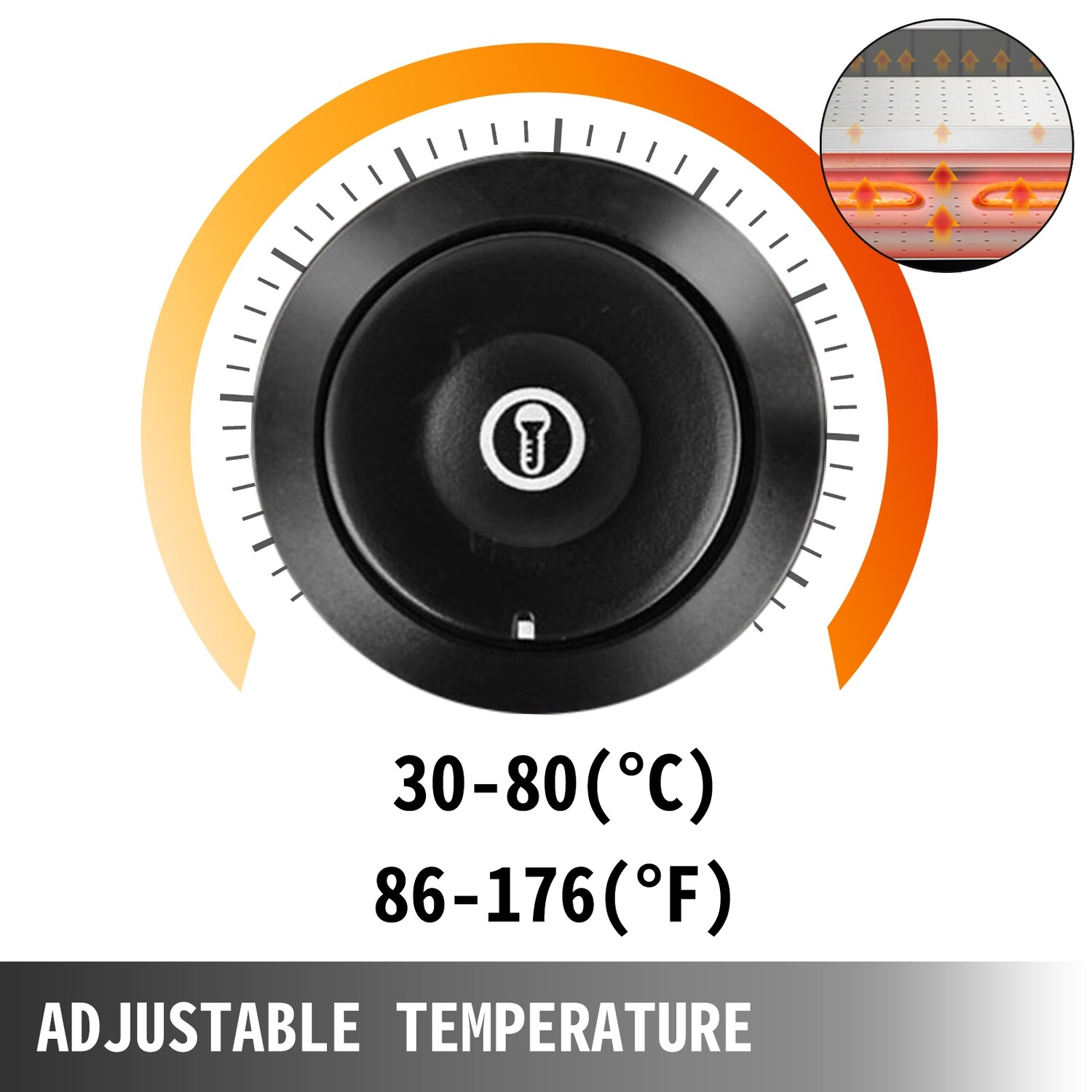 14-Inch Commercial Pastry and Pizza Warmer with Magnetic Door – Food Warmer for Cafes and Restaurants