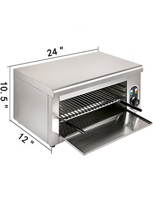 Salamander Oven Adjustable Grid Salamander Broiler Electric Cheese Melter