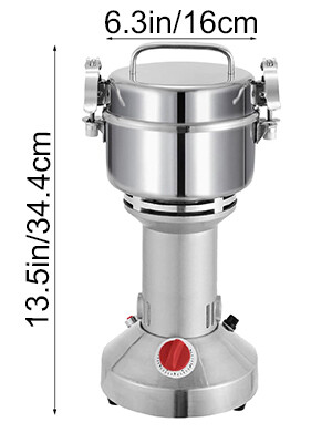 Grain Mill Grinder Flour Machine 350g Electric Herb Grinder for Household Use, Herbs, Salt, and Ores Grinding Machine