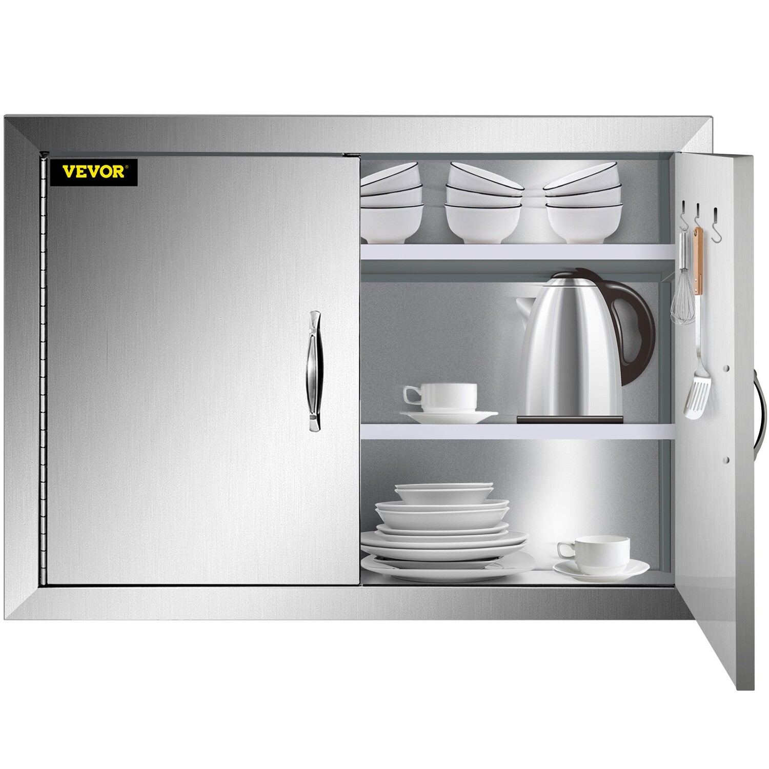 BBQ Kitchen Stainless Steel Double-Walled Door – 24&quot;H x 31&quot;W for Durable Outdoor Kitchen Storage