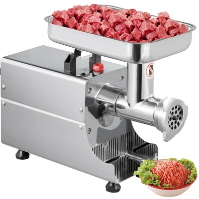 Electric Meat Grinder and Mincer 450W – 175 R/min Sausage Maker and Meat Cutting Machine for Home and Commercial Use