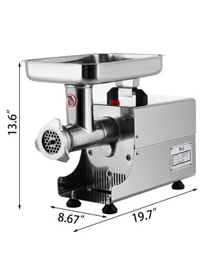 Electric Meat Grinder and Mincer 450W – 175 R/min Sausage Maker and Meat Cutting Machine for Home and Commercial Use