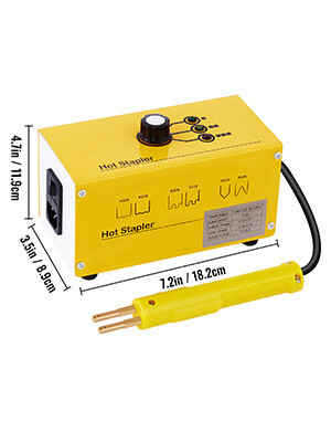 Auto Plastic Bumper Repair Tool – 220V Hot Stapler Welder Machine with 600 Staples for Body Repair