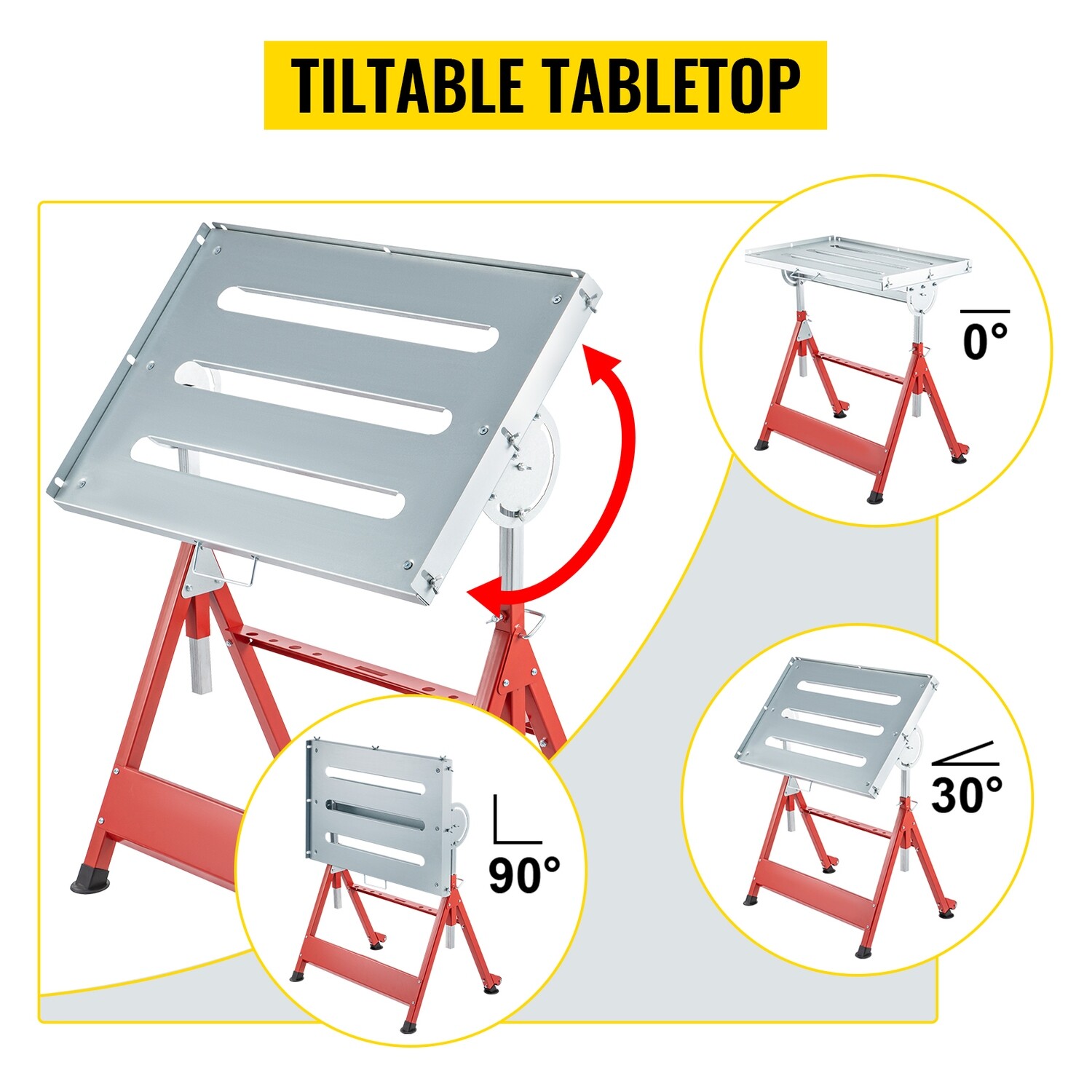 30&quot; x 20&quot; Adjustable Folding Welding Table Heavy-Duty – Portable and Durable Workbench Perfect for Precision Welding Projects Easy Storage Solutions and Compact Workspaces for Professionals and DIY