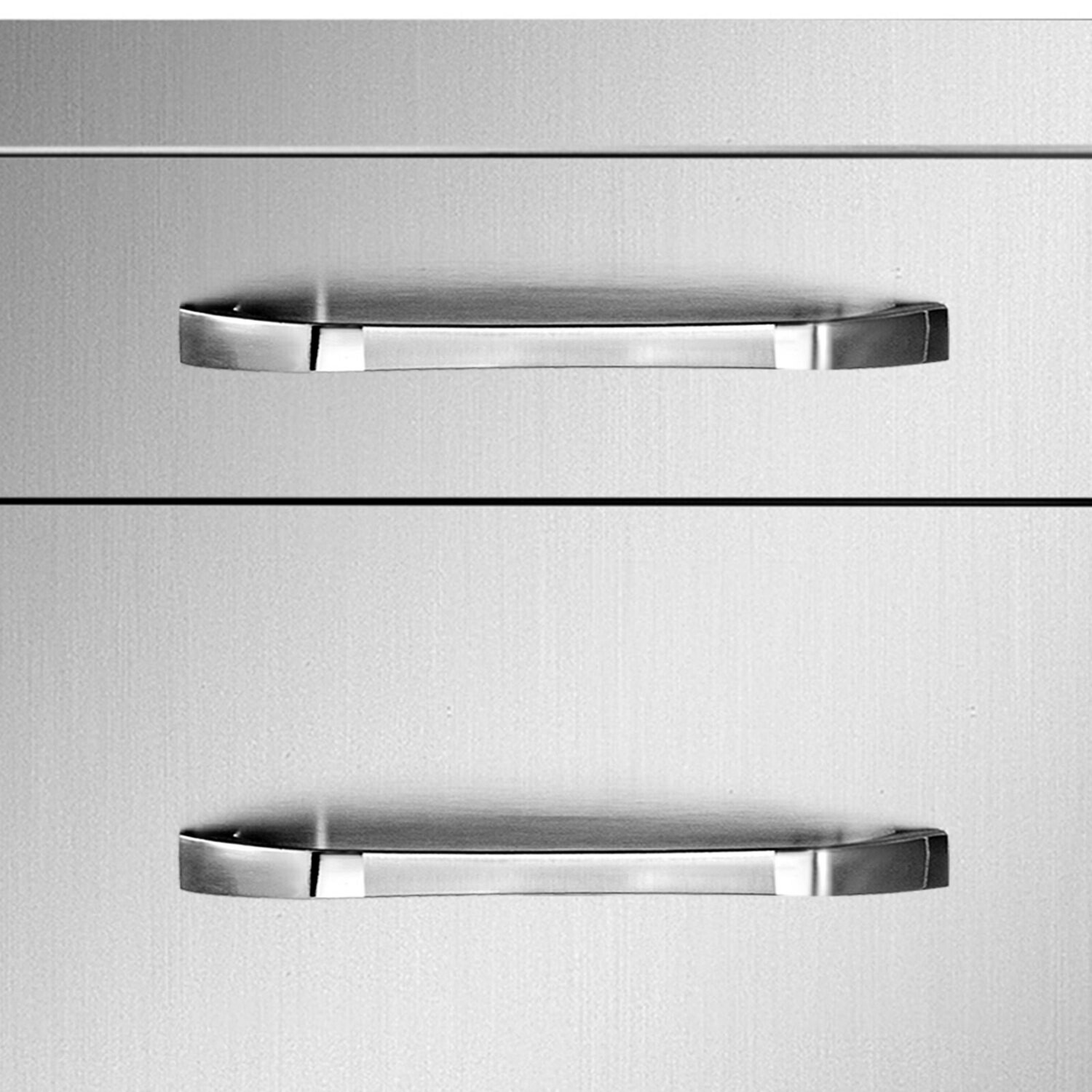 35*58cm Stainless Steel 3 Drawer Chest with Handle BBQ Storage Cabinet