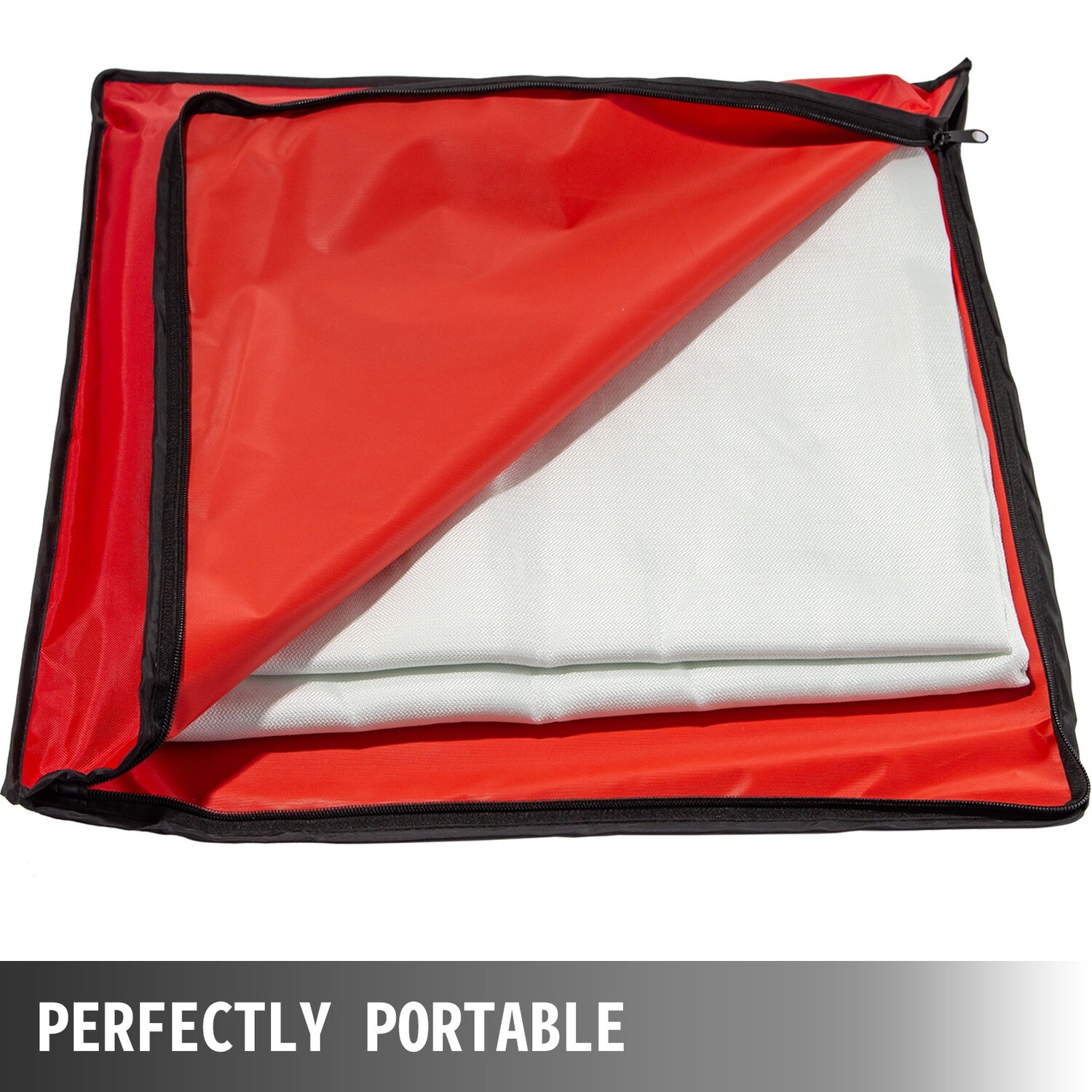 2.4m x 3m Welding Fire Blanket – Heavy-Duty Fiberglass Welder Blanket 8&#39; x 10&#39; for Flame Protection