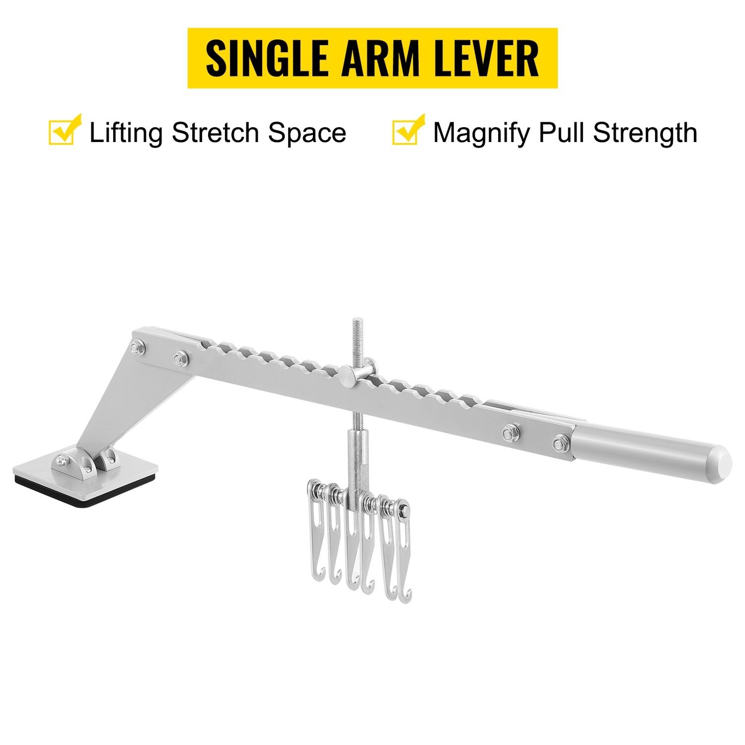 Portable Dent Pull Lever Bar Dent Puller Single Leg 6 Finger Claw