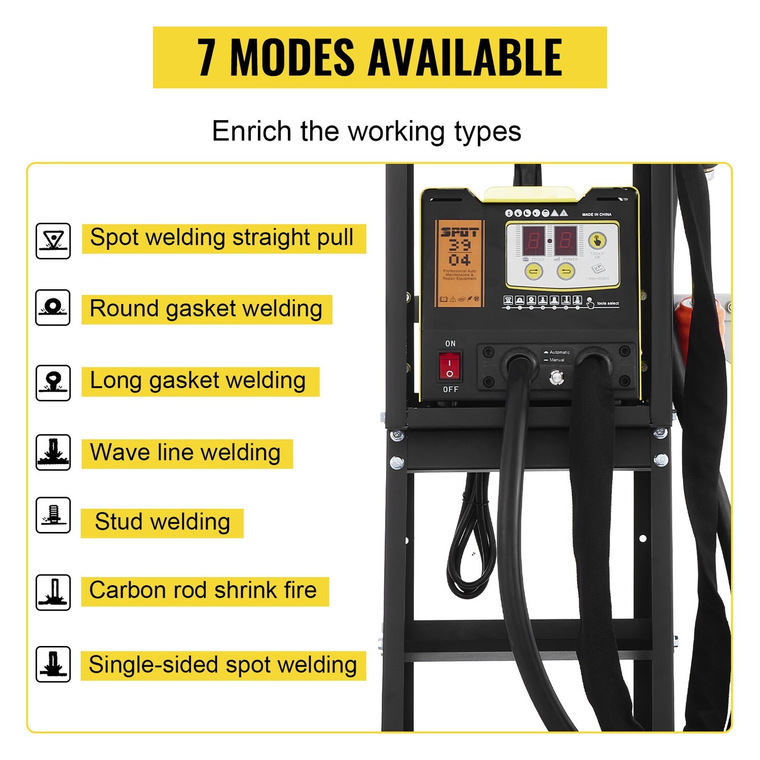 All-in-One Dent Puller Machine Spot Welder 380V for Vehicle Panel Repair