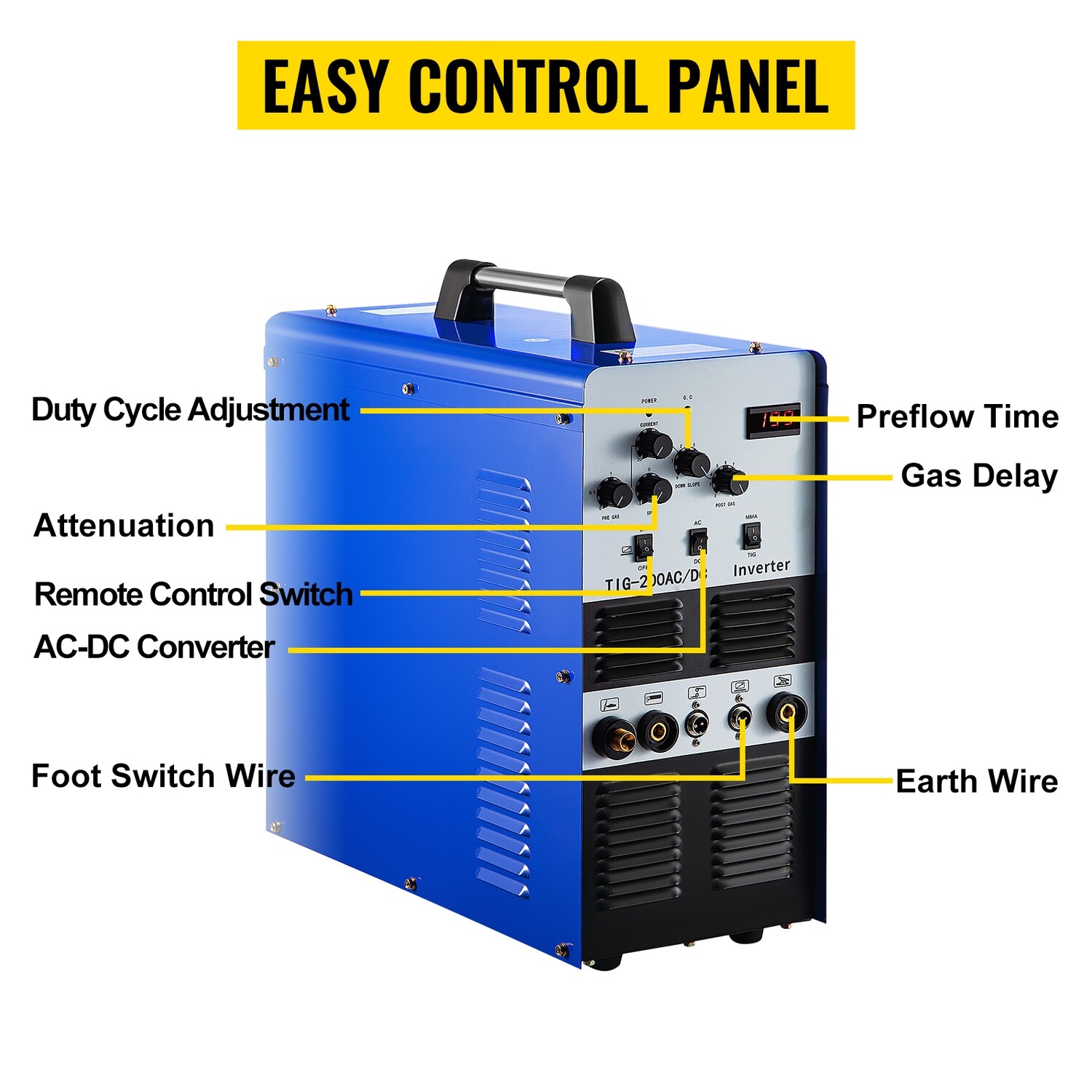 Combo Portable Digital Display Spot Welding Machine, Inverter Plasma Cutter, and Metal Repairing Equipment for Automotive and Industrial Use