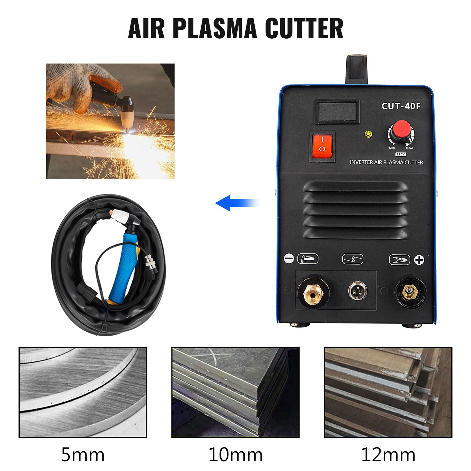 Portable &amp;amp; Lightweight Cut-40f Dc Inverter Air Plasma Cutter 40A Cutting Machine