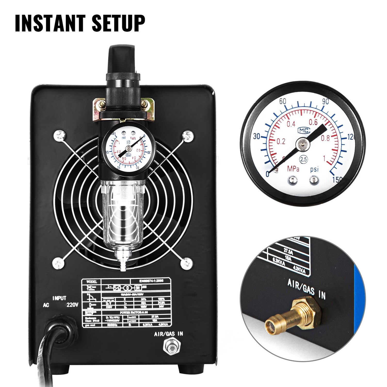 Portable &amp;amp; Lightweight Cut-40f Dc Inverter Air Plasma Cutter 40A Cutting Machine