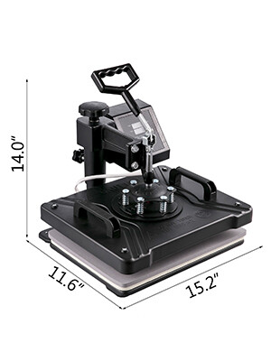 Sublimation T-shirt Cap Mug 5 In 1 Heat Press Machine Printer Transfer 15&quot;x12&quot;