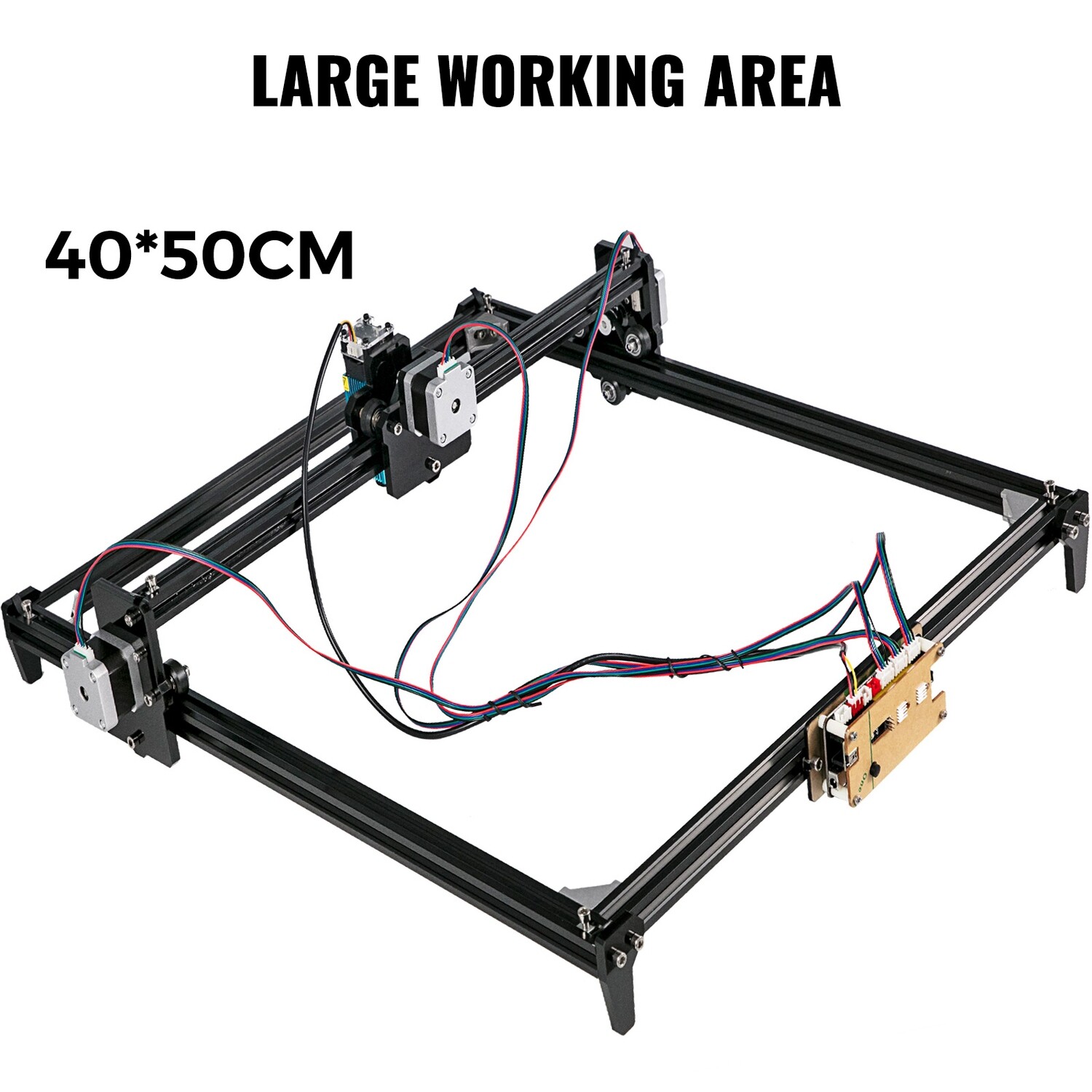 500mW CNC Laser Engraver Machine, 40x50cm - Precision Engraving Tool for Wood, Compact and Efficient