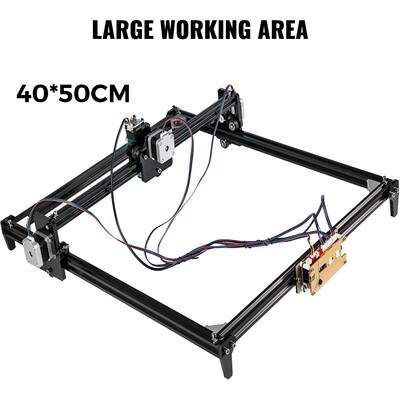 500mW CNC Laser Engraver Machine, 40x50cm - Precision Engraving Tool for Wood, Compact and Efficient