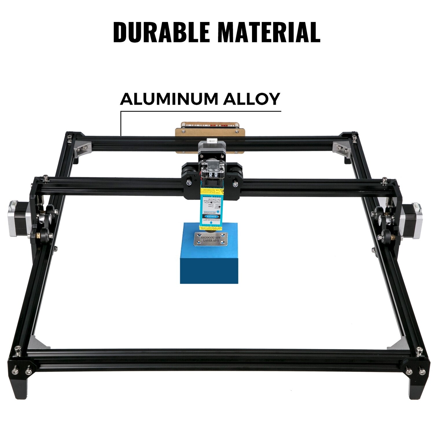 500mW CNC Laser Engraver Machine, 40x50cm - Precision Engraving Tool for Wood, Compact and Efficient