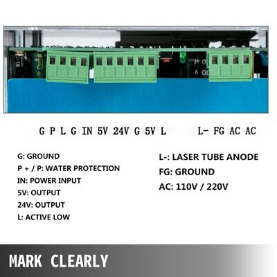 40w Co2 Laser Power Supply For Ac 220V/110V Laser Tube Engraving Cutting Machine