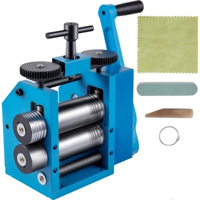 Jewelry 3"/76mm Manual Combination Rolling Mill Sheet Square Half Round