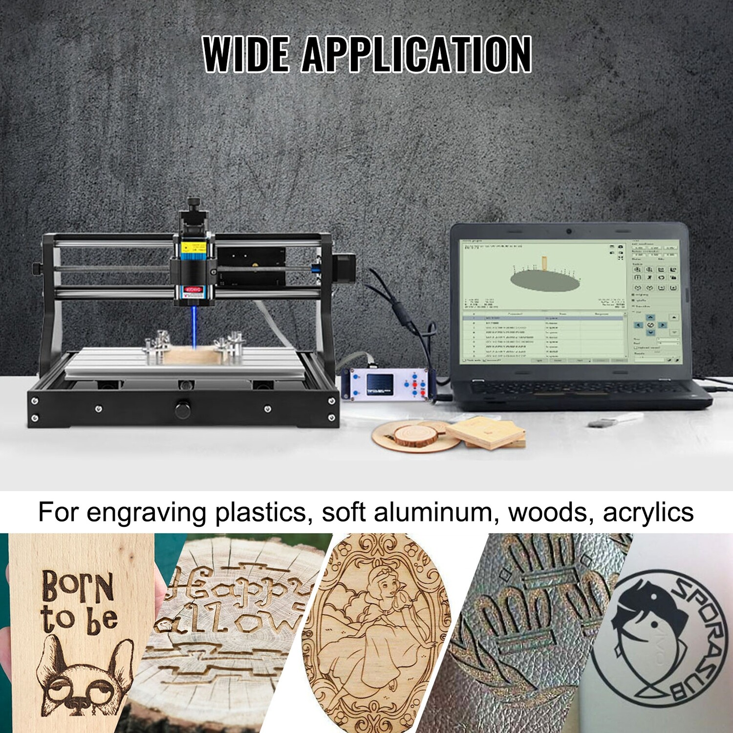 Laser Engraver Cnc 3018 Pro Cnc 3018 15W 3 Axis GRBL Control