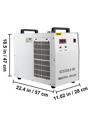 CW-5200DG 8.5L Tank Water Chiller Industrial Water Chiller With Thermolysis