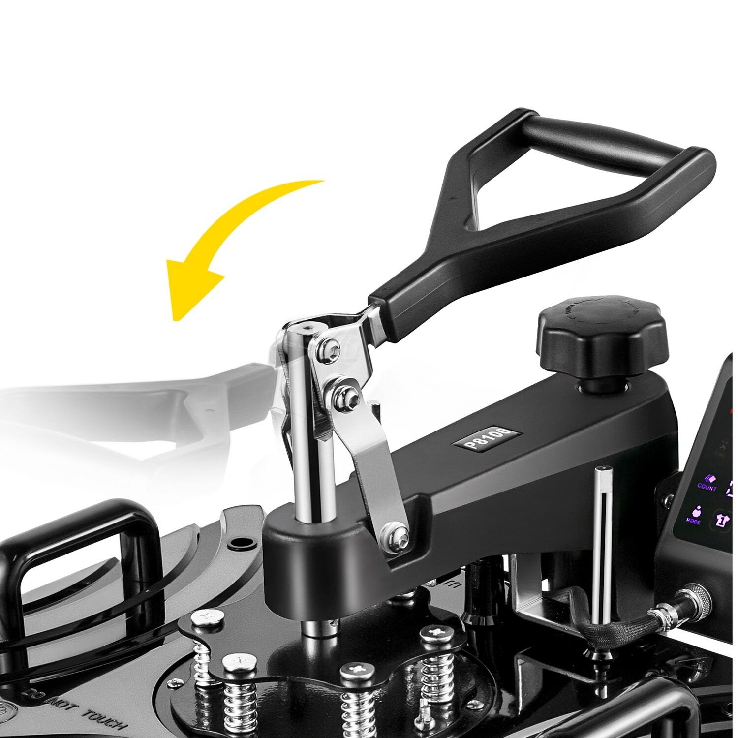 Heat Press Machine for Mug, Cap, and T-Shirt, 6-in-1 Heat Press, 12x15 Inch for Custom Sublimation Printing on Various Items
