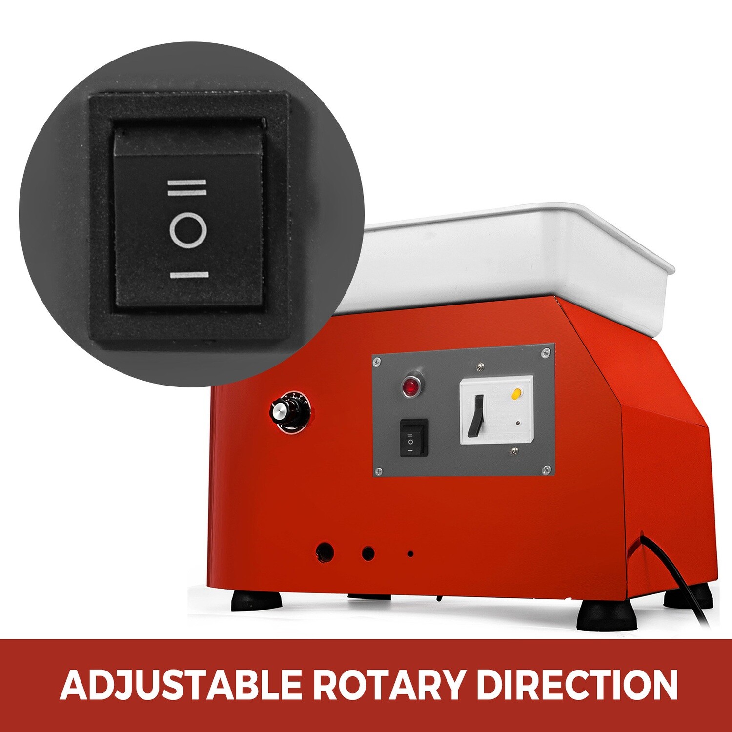 280W 25cm Electric Pottery Wheel Machine for DIY Crafts with Advanced Brushless Motor, Manual Speed Control for Ceramics and Clay Work