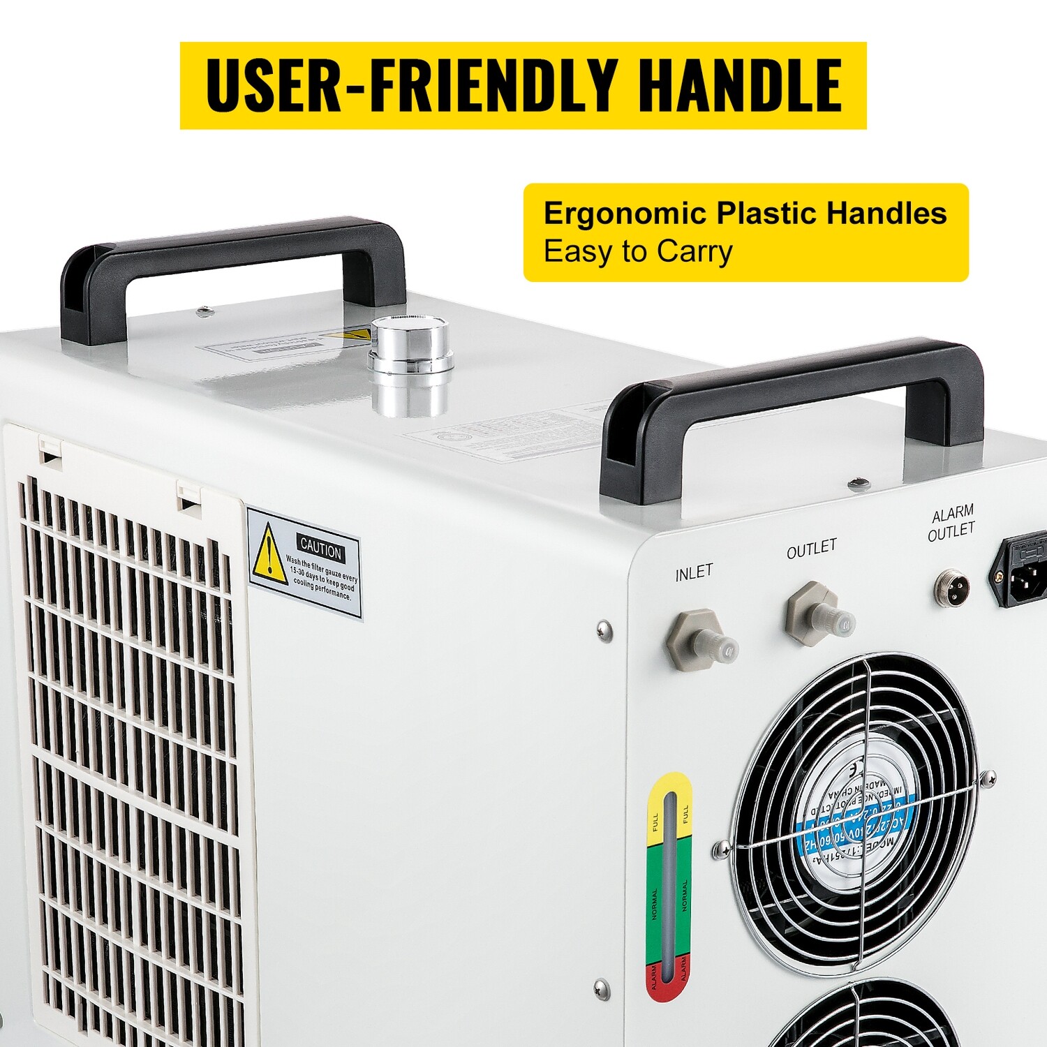 6L Industrial Water Chiller with Precise Thermostat - Recirculating Chiller for 130W and 150W Engraving Cooling Machines, Efficient Capacity Cooling Water