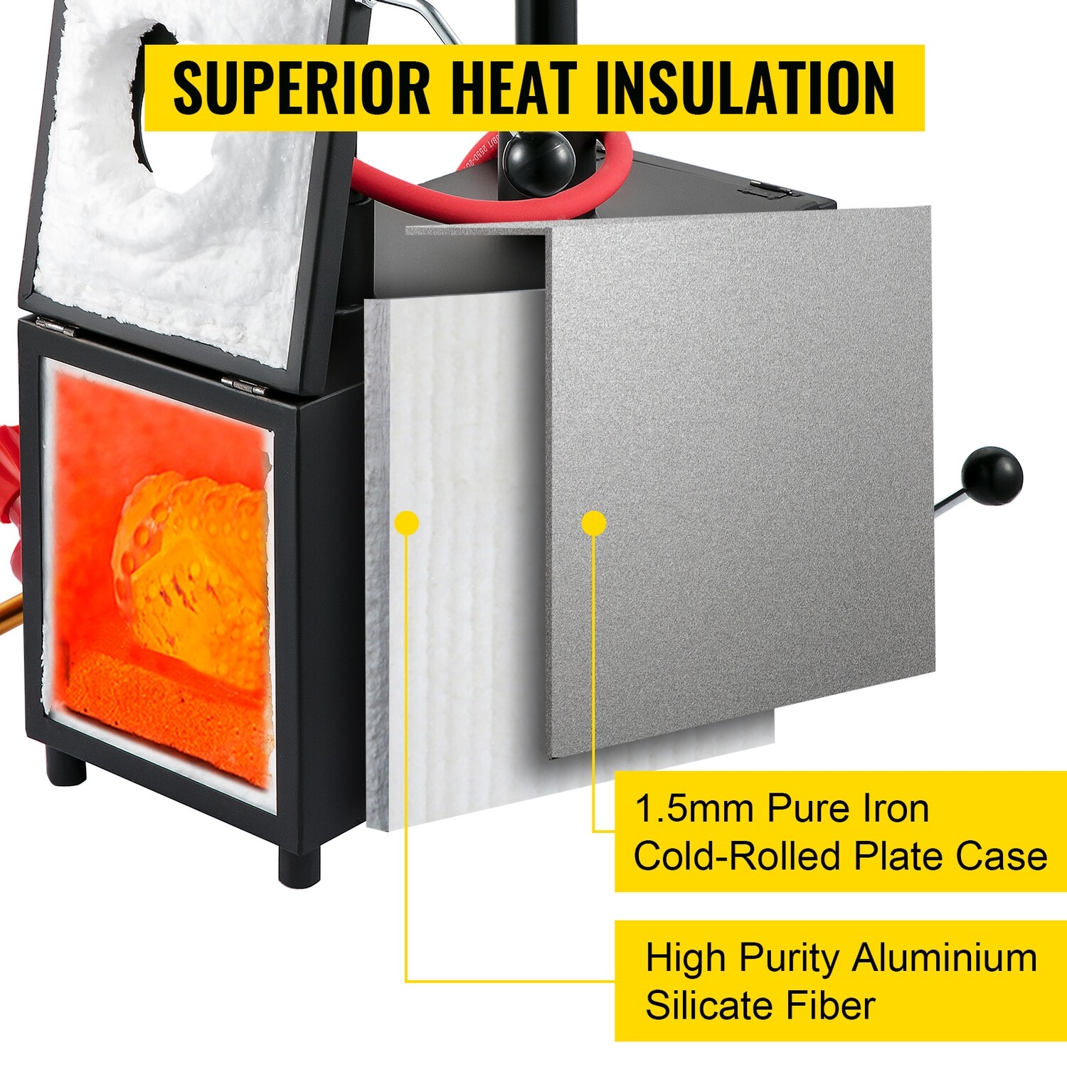 Portable Dual Gas Propane Forge Furnace Burners Metal Tool Making