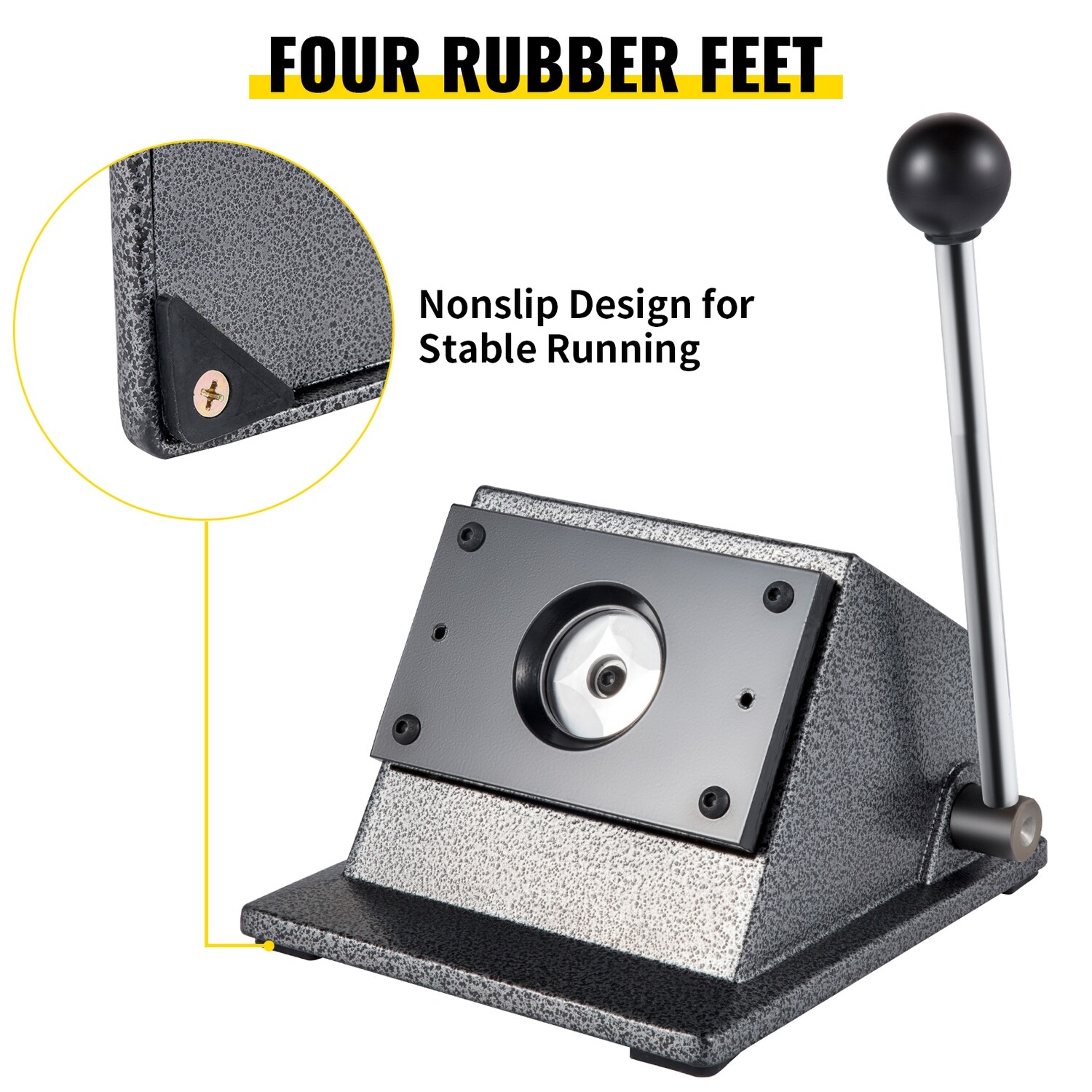 Round Punch Die Cutter 1.73&quot;/44 Mm Button Maker for Graphics