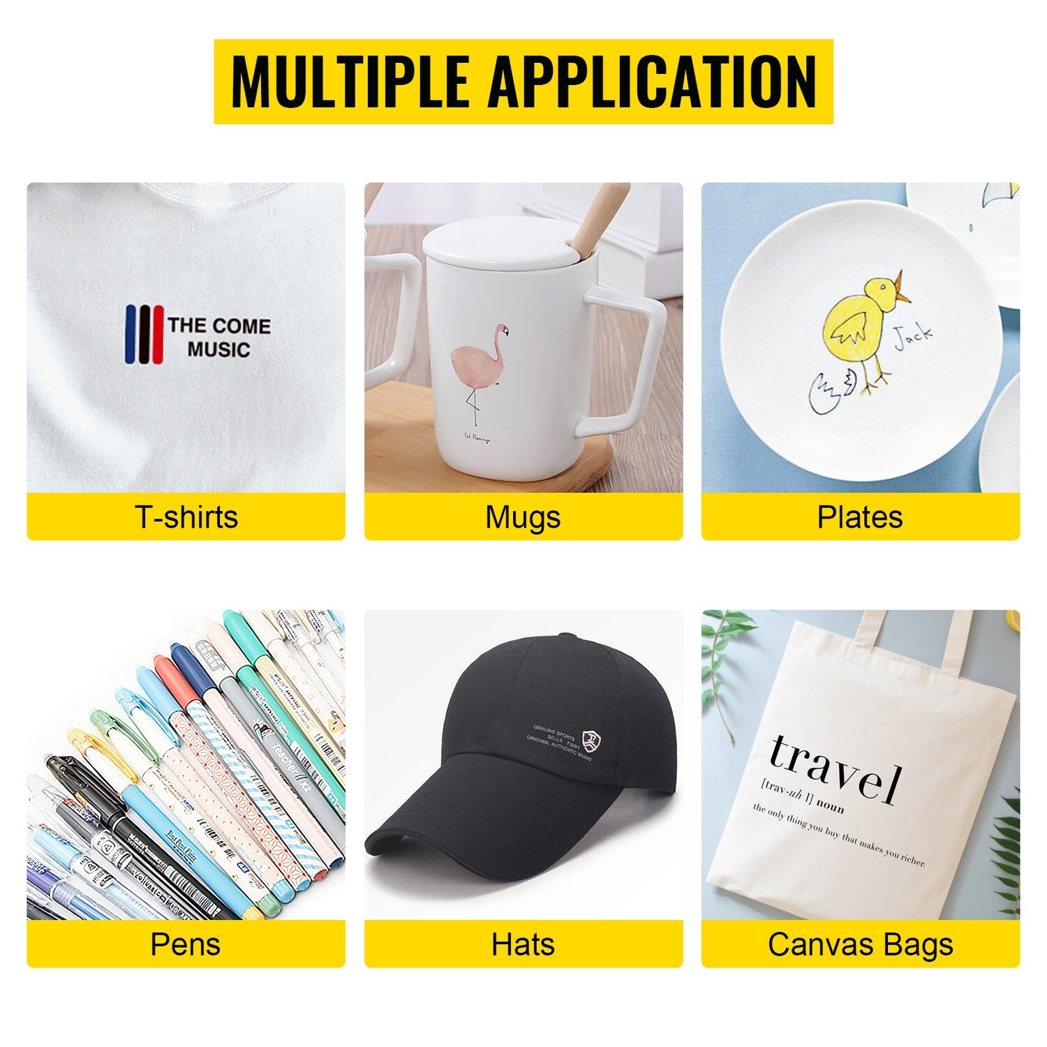 Heat Press 12x15 White Sublimation Machine for Pens and Mugs, 10-in-1 Multifunctional Heat Press for Custom Printing on T-Shirts, Mugs, Hats, and More