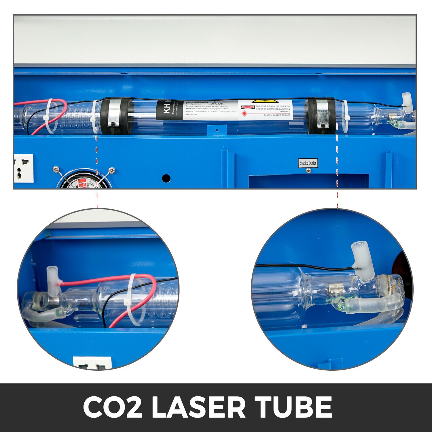 40W Laser Engraving and Cutting Machine - LCD Display with USB Port for Easy Connectivity - Ideal for Precision Engraving and Cutting of Various Materials
