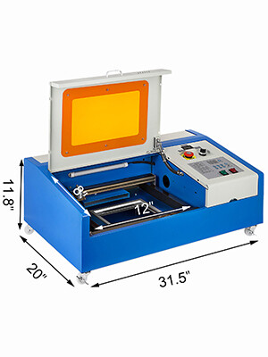 40W Laser Engraving and Cutting Machine - LCD Display with USB Port for Easy Connectivity - Ideal for Precision Engraving and Cutting of Various Materials