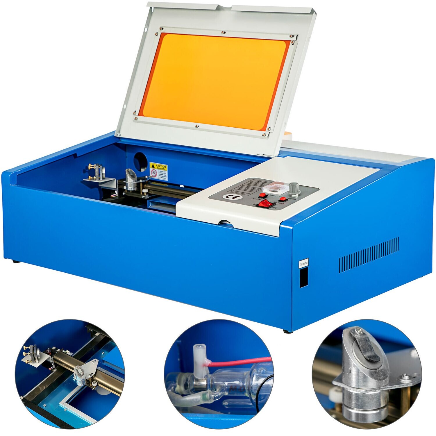 40w Laser Engraving Cutting Machine Updated Hig Speed with USB PORT [3rd Generation]