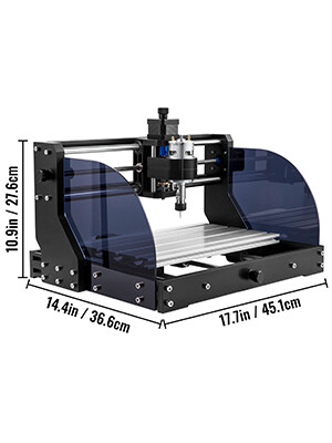 GRBL Control 3 Axis CNC 3018 Pro Router with 2.5W Laser, CNC Laser Engraver Machine