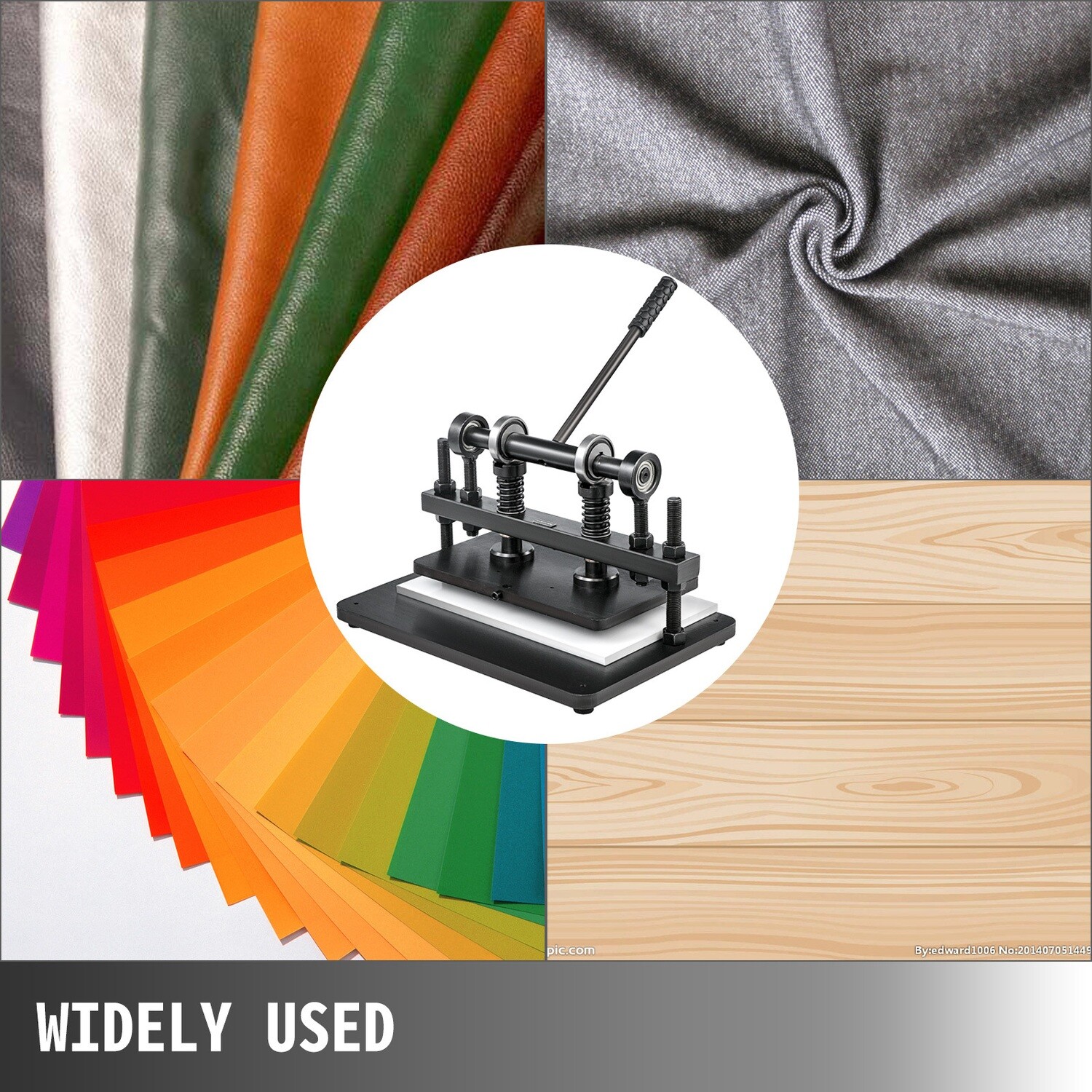 Manual Leather Cutting Machine 360x220mm Leather Embossing Machine Die Cutter