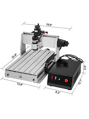 4 Axis CNC Milling Machine with 3040 Engraving Head - Precision USB Port Control for Milling and Engraving PVC and Other Materials - Ideal for Woodworking, DIY Projects, and Prototyping
