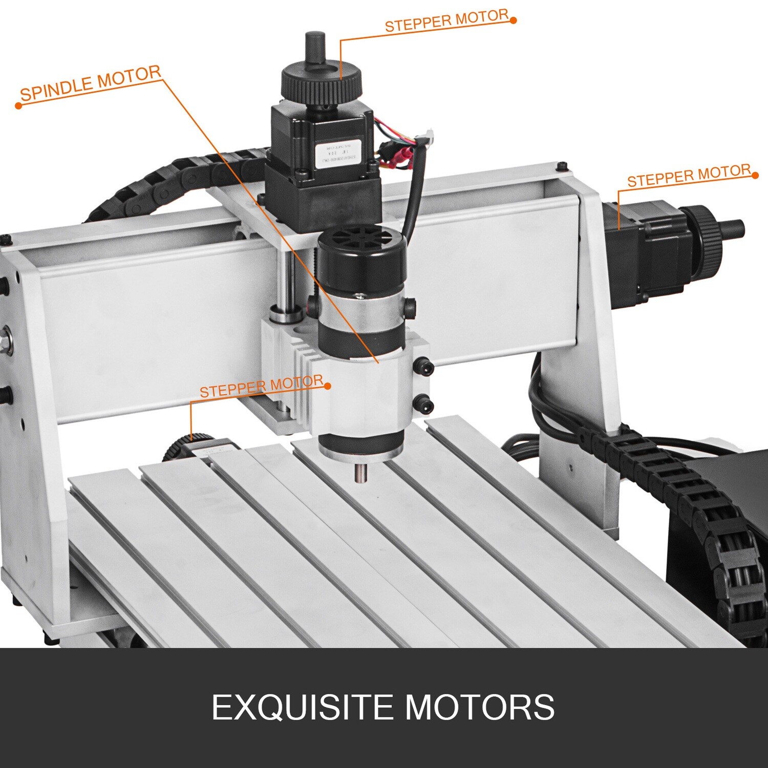 4 Axis CNC Milling Machine with 3040 Engraving Head - Precision USB Port Control for Milling and Engraving PVC and Other Materials - Ideal for Woodworking, DIY Projects, and Prototyping