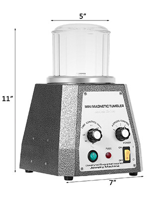 New Mini KT-100 Magnetic Tumbler and Jewelry Finishing Machine, 100mm, 220V