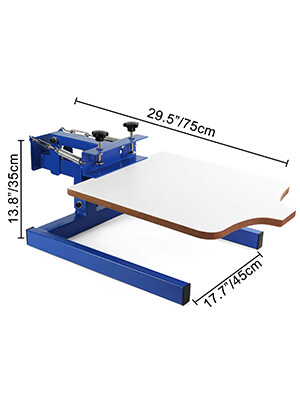 Pressing T-shirt 1color1 Station Silk Screen Printing Machine Glass Wood