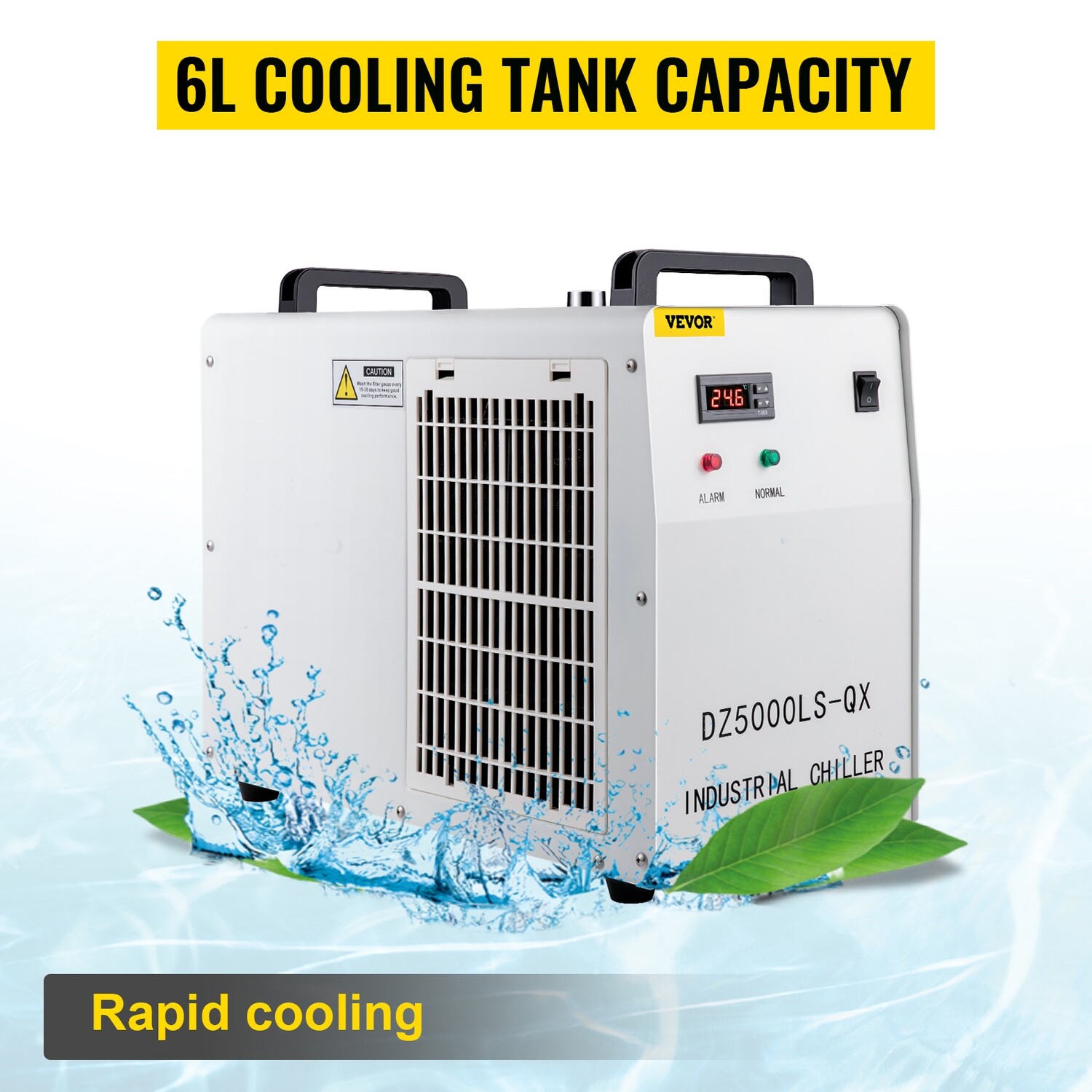 80W/100W CO2 Glass Laser Tube Cooler - CW-5000 Industrial Water Chiller for Efficient Cooling and Enhanced Performance in Laser Applications