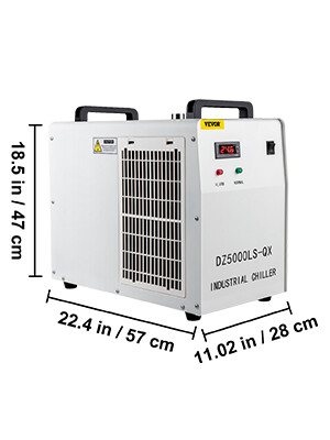 80W/100W CO2 Glass Laser Tube Cooler - CW-5000 Industrial Water Chiller for Efficient Cooling and Enhanced Performance in Laser Applications