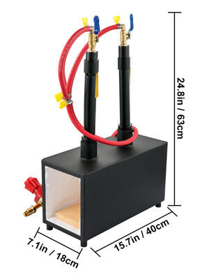 Portable Dual Burners Metal Tool Making Gas Propane Forge Burner