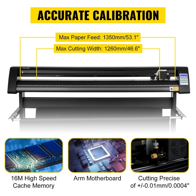 1350mm Vinyl Cutter LED Guide Light SignCut Label Maker Vinyl Plotter