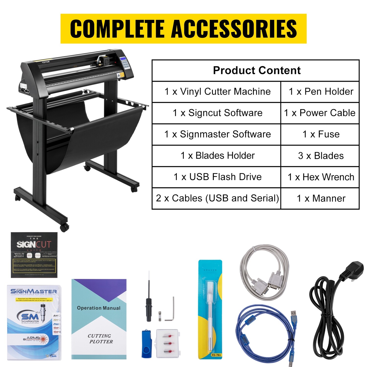 870mm Vinyl Cutter with LED Guide Light - Precision Tool for Creating Signs and Labels, Designed for Efficient Vinyl Cutting