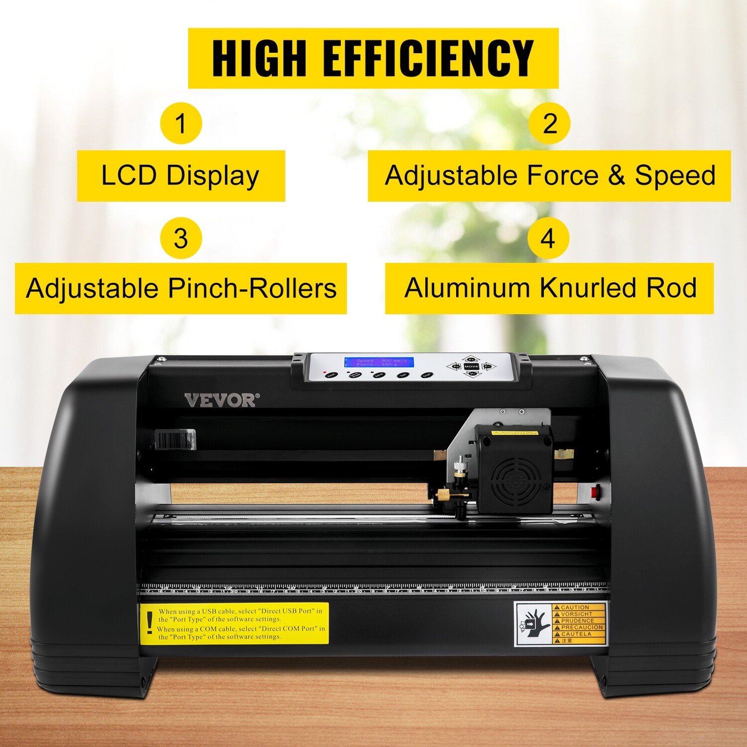 Vinyl Cutter Machine, 14 in. Lcd Display With Vinyl Plotter and Signcut Software