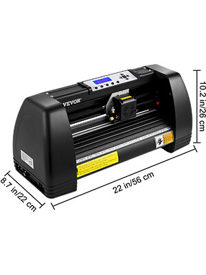Vinyl Cutter Machine, 14 in. Lcd Display With Vinyl Plotter and Signcut Software