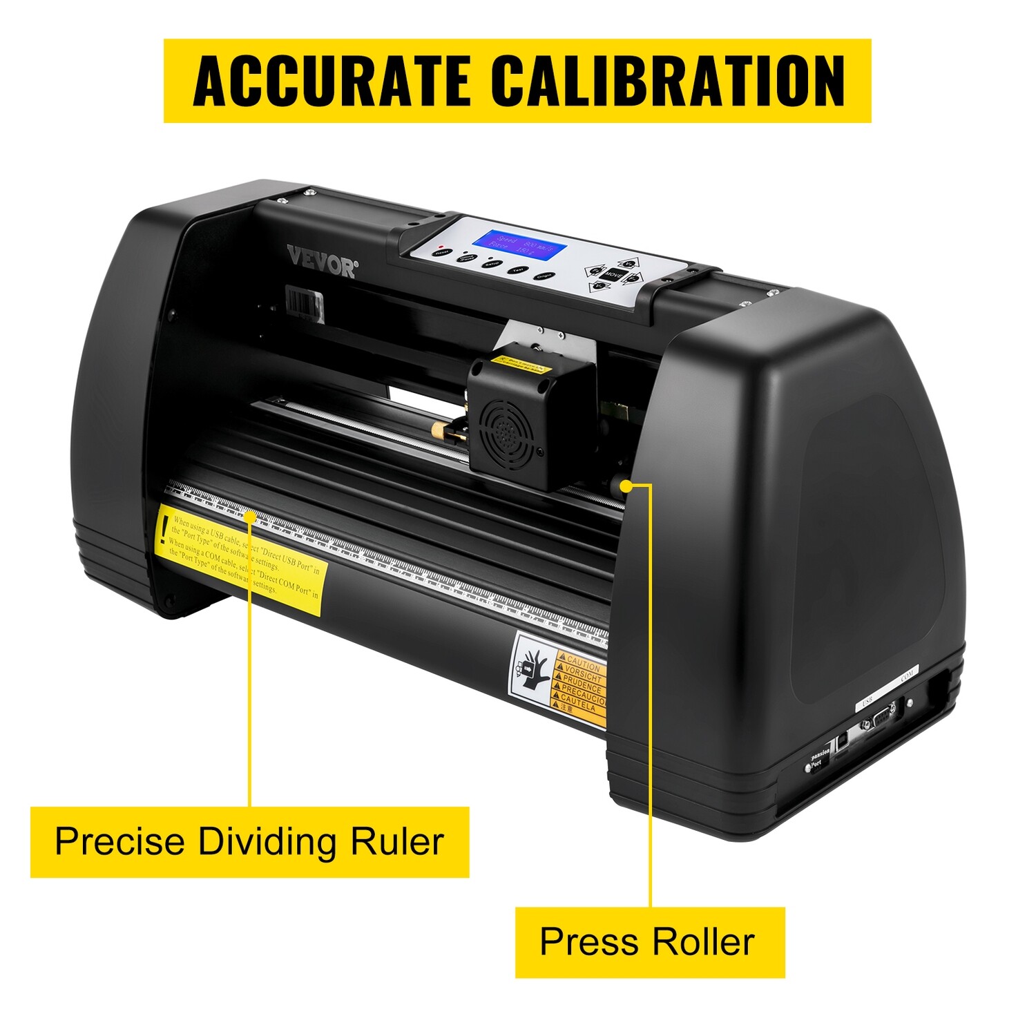 Vinyl Cutter Machine, 14 in. Lcd Display With Vinyl Plotter and Signcut Software