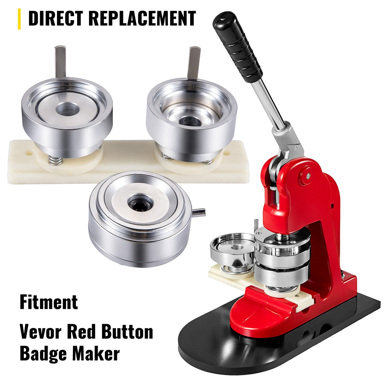 44mm Button Badge Mold with Changeable Die - Ideal for Machine Badge Production - Durable and Easy to Use for Creating Custom Badges