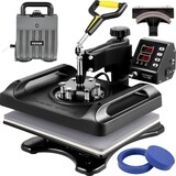 Sublimation heat press machine 12 x 15-inch 5-in-1 heat press set