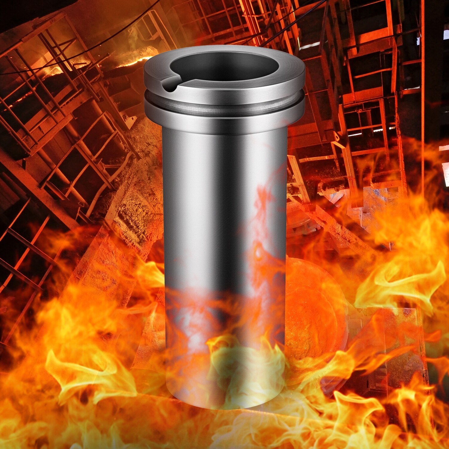 High Purity 2kg Graphite Crucible for Gold Silver Melting Furnace Casting and Refining