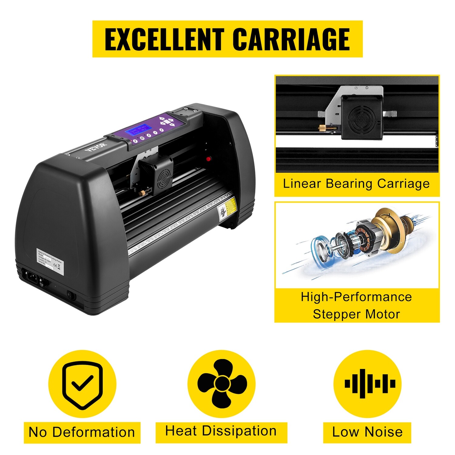 Offline 14&quot;/375mm LCD Plotter Machine with Vinyl Cutter U-Disk Windows